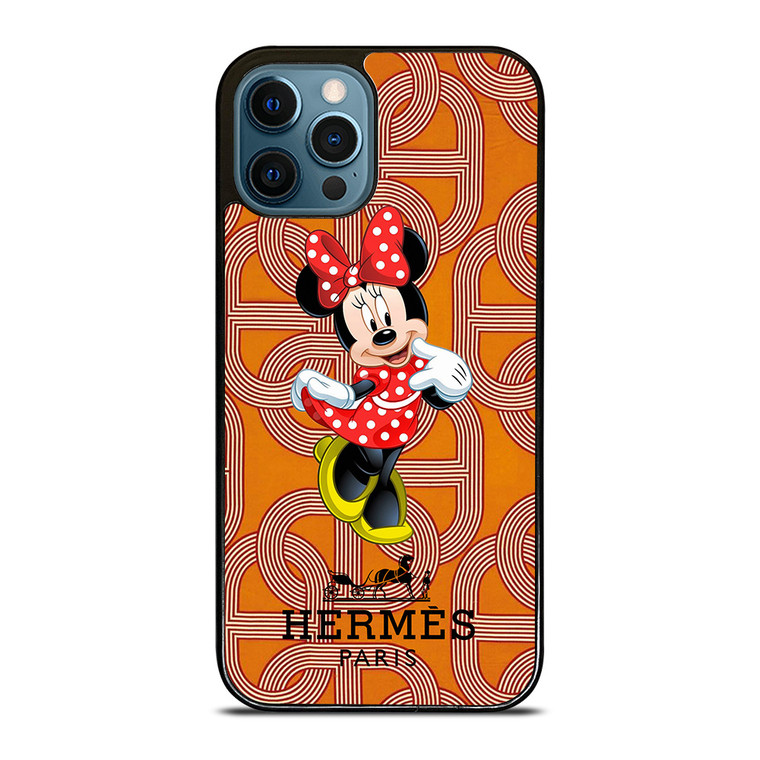 HERMES PARIS PATTERN MINNIE MOUSE DISNEY iPhone 12 Pro Max Case Cover