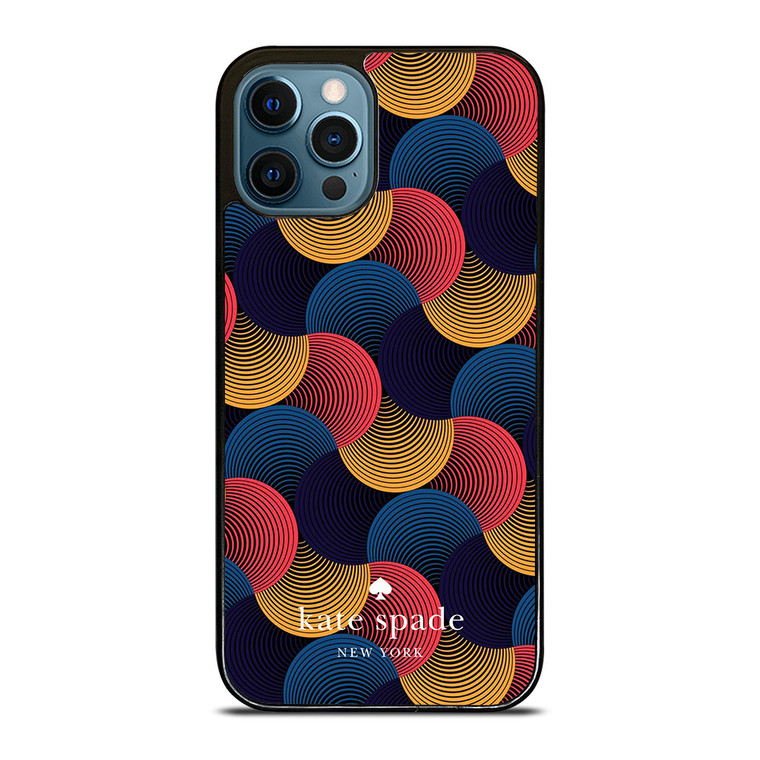 KATE SPADE NEW YORK CIRCULAR COLORFUL PATTERN iPhone 12 Pro Max Case Cover
