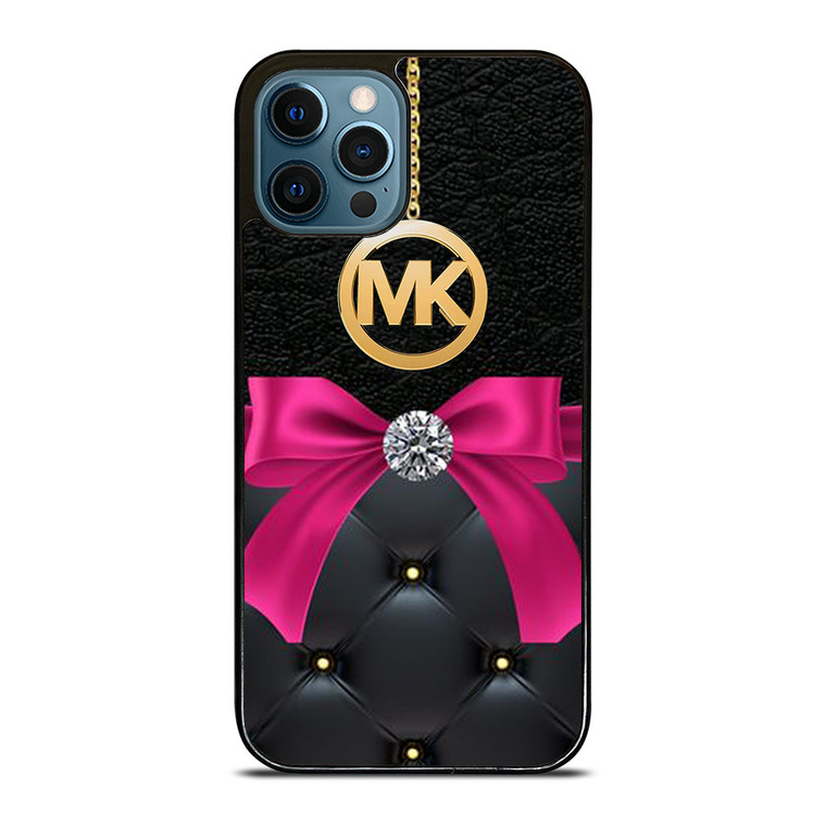 MICHAEL KORS MK LOGO PINK RIBBON iPhone 12 Pro Max Case Cover