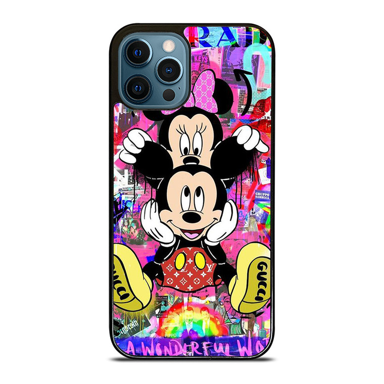 MICKEY MINNIE MOUSE DISNEY GUCCI PRADA OFF WHITE NIKE iPhone 12 Pro Max Case Cover MICKEY MINNIE MOUSE DISNEY GUCCI PRADA OFF WHITE NIKE iPhone 12 Pro Max Case Cover