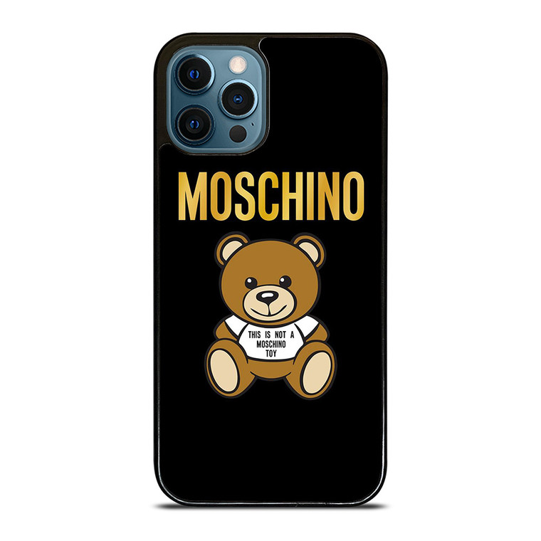 MOSCHINO BEAR LOGO iPhone 12 Pro Max Case Cover