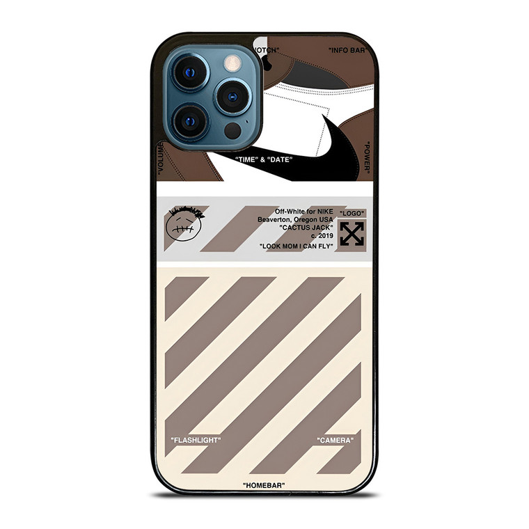 OFF WHITE NIKE LOGO SHOES iPhone 12 Pro Max Case Cover