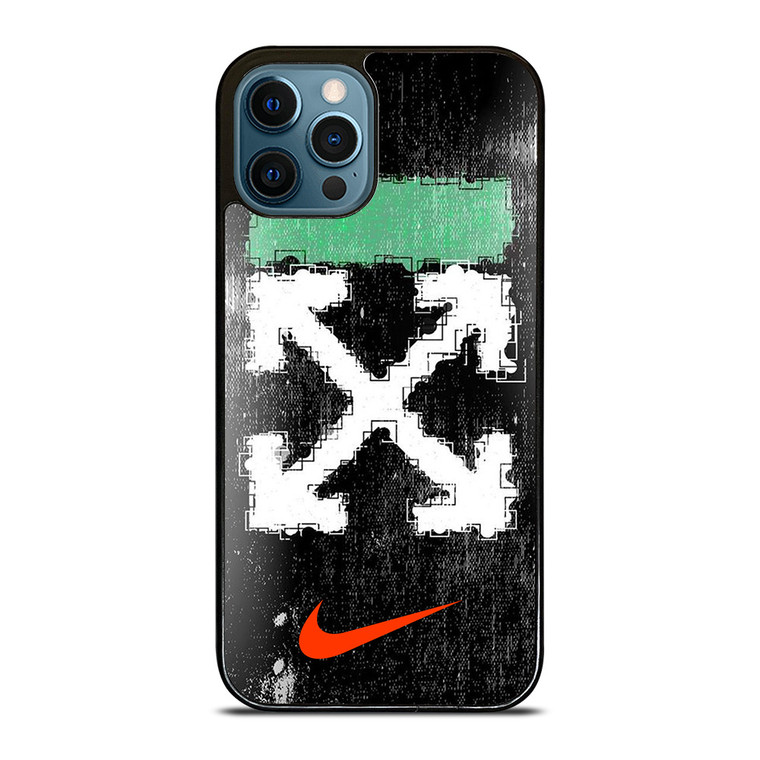 OFF WHITE NIKE LOGO iPhone 12 Pro Max Case Cover