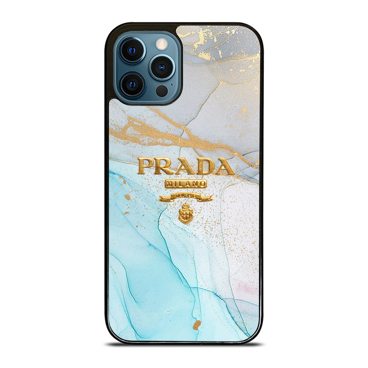 PRADA MILANO LOGO EMBLEM iPhone 12 Pro Max Case Cover