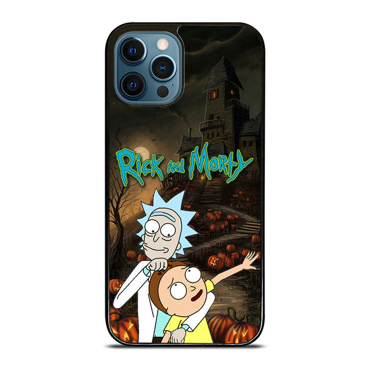 RICK AND MORTY HAPPY HALLOWEEN iPhone 12 Pro Max Case Cover