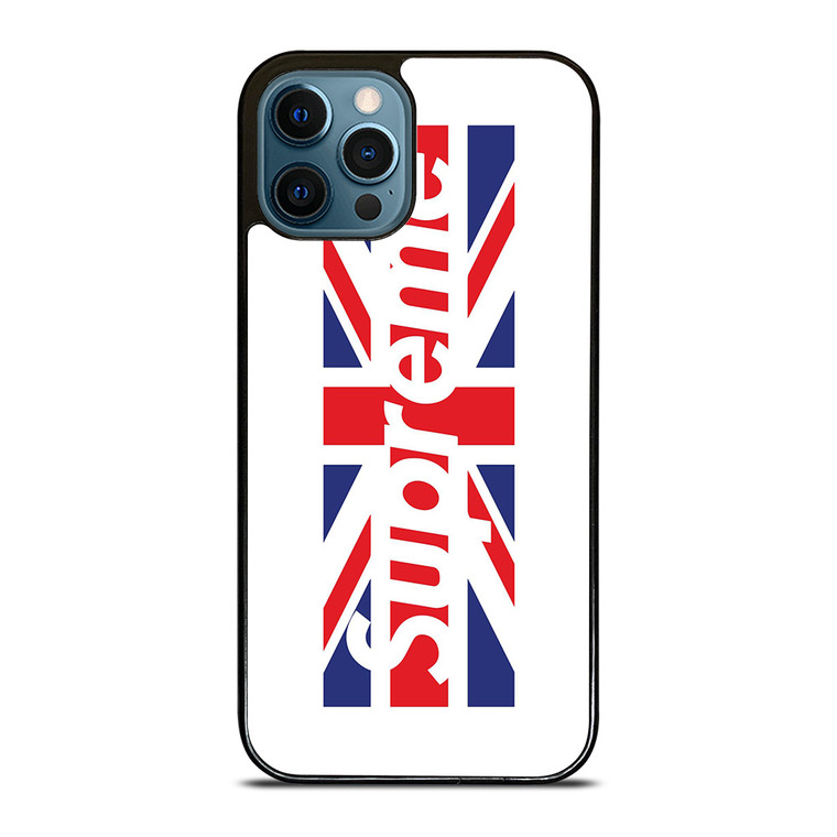 SUPREME UNITED KINGDOM FLAG iPhone 12 Pro Max Case Cover