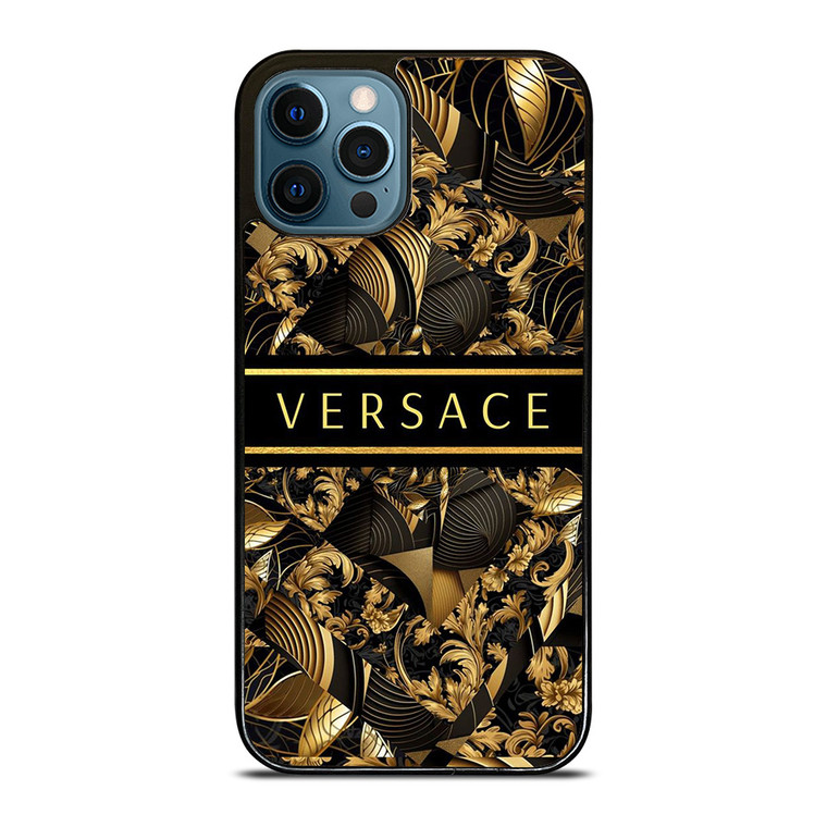 VERSACE LOGO COLLAGE ART iPhone 12 Pro Max Case Cover