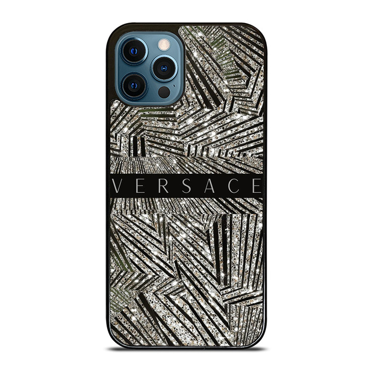 VERSACE LOGO MIRROR COLLAGE iPhone 12 Pro Max Case Cover