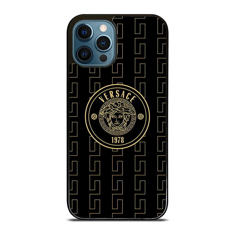 VERSACE MEDUSA BLACK iPhone 12 Pro Max Case Cover