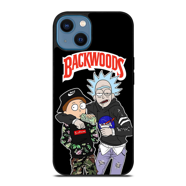 BACKWOODS RICK AND MORTY 4 iPhone 14 Case Cover