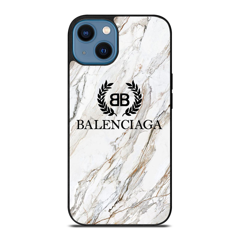 BALENCIAGA LOGO MARBLE iPhone 14 Case Cover