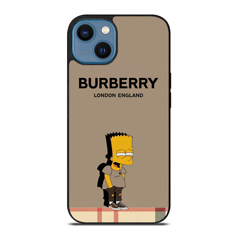 BART SIMPSON BURBERRY LONDONG iPhone 14 Case Cover