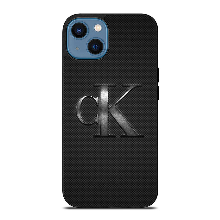 CALVIN CLEIN CK LOGO carbon iPhone 14 Case Cover