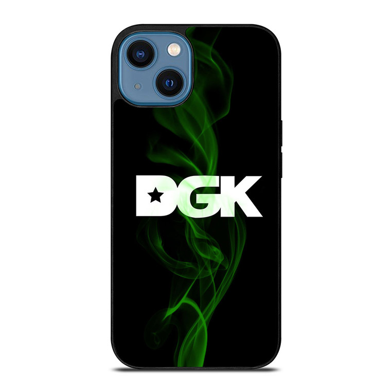 DGK SKATEBOARDING GREEN SMOKE iPhone 14 Case Cover