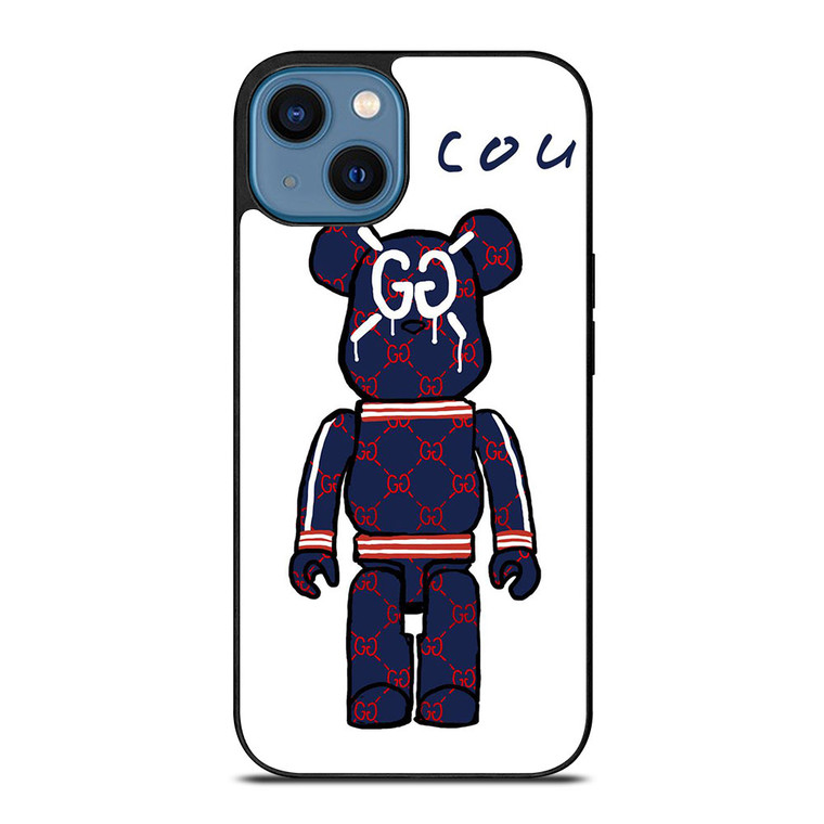 GUCCI LOGO X KAWS BEAR ICON iPhone 14 Case Cover