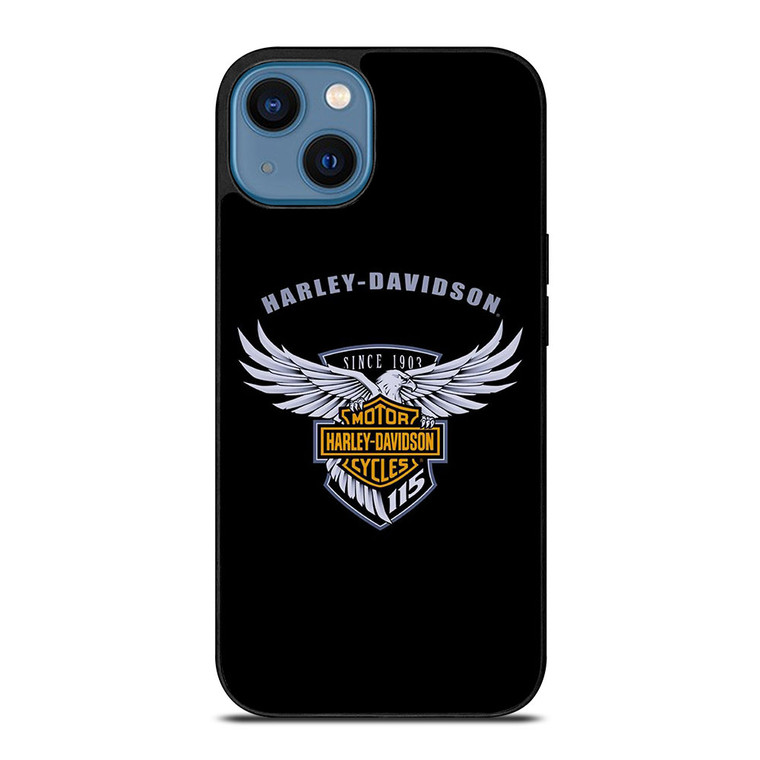 HARLEY DAVIDSON MOTOR SINCE 1903 iPhone 14 Case Cover