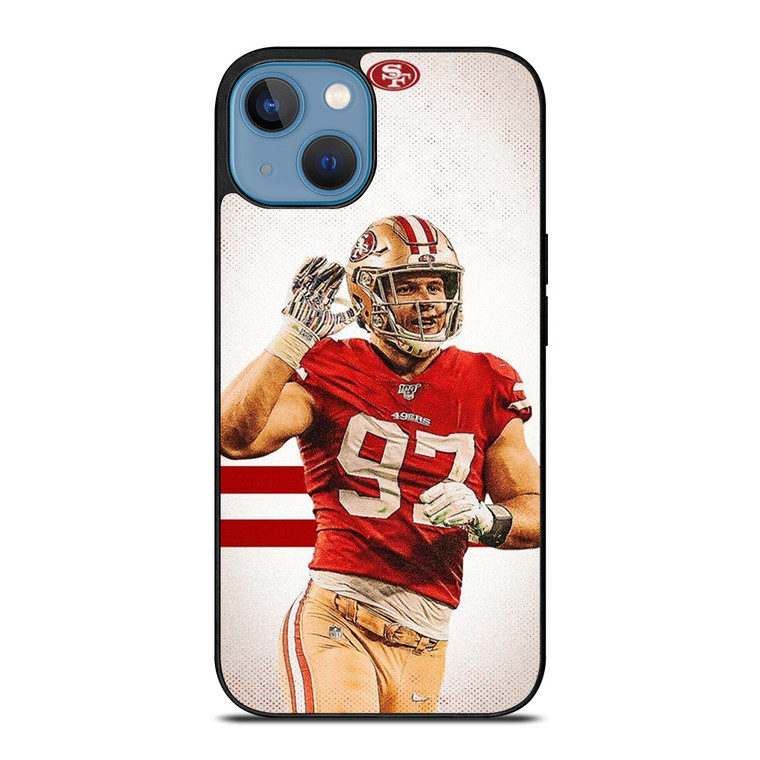 NICK BOSA SAN FRANCISCO 49ERS NFL iPhone 13 Case Cover NICK BOSA SAN FRANCISCO 49ERS NFL iPhone 13 Case Cover