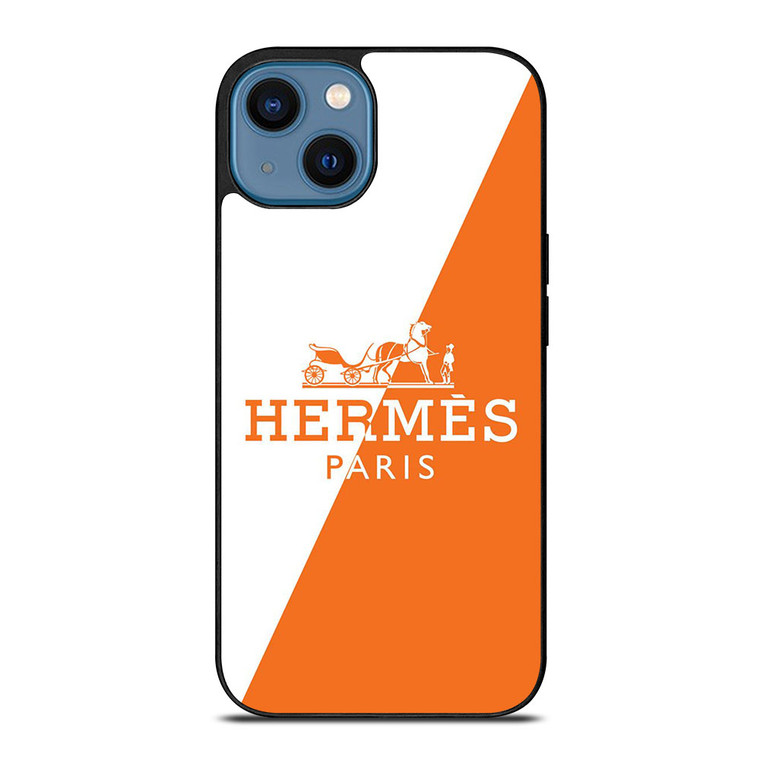 HERMES PARIS LOGO SLICE iPhone 14 Case Cover