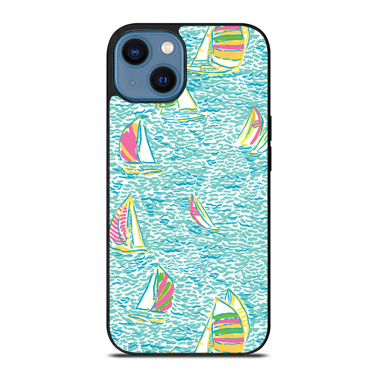 LILLY PULITZER SAILBOAT iPhone 14 Case Cover