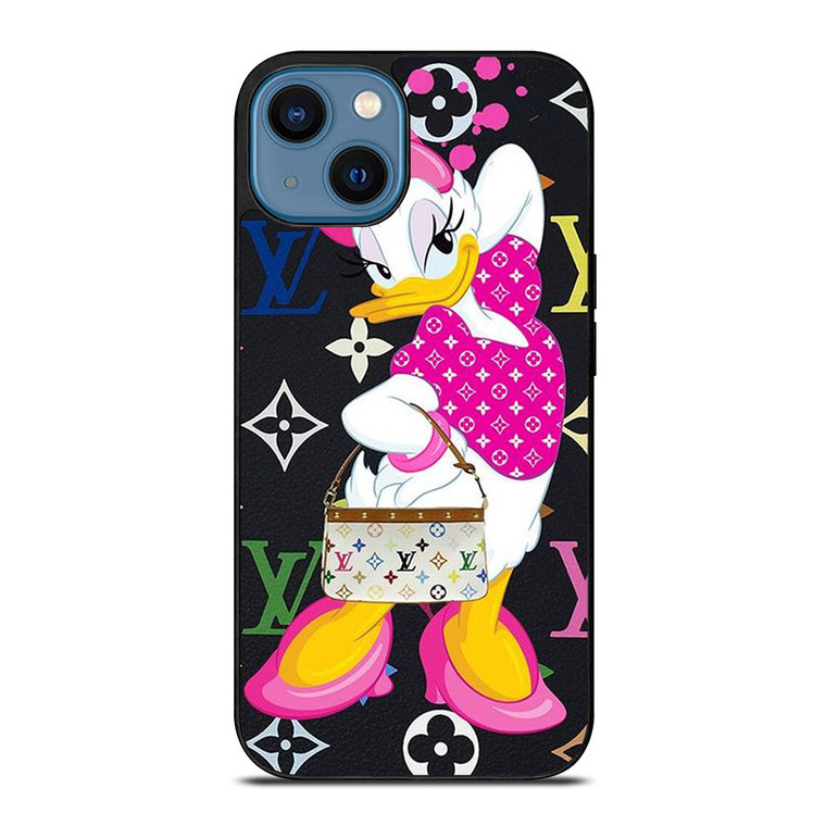 LOUIS VUITTON LOGO DAISY DUCK DISNEY iPhone 14 Case Cover LOUIS VUITTON LOGO DAISY DUCK DISNEY iPhone 14 Case Cover