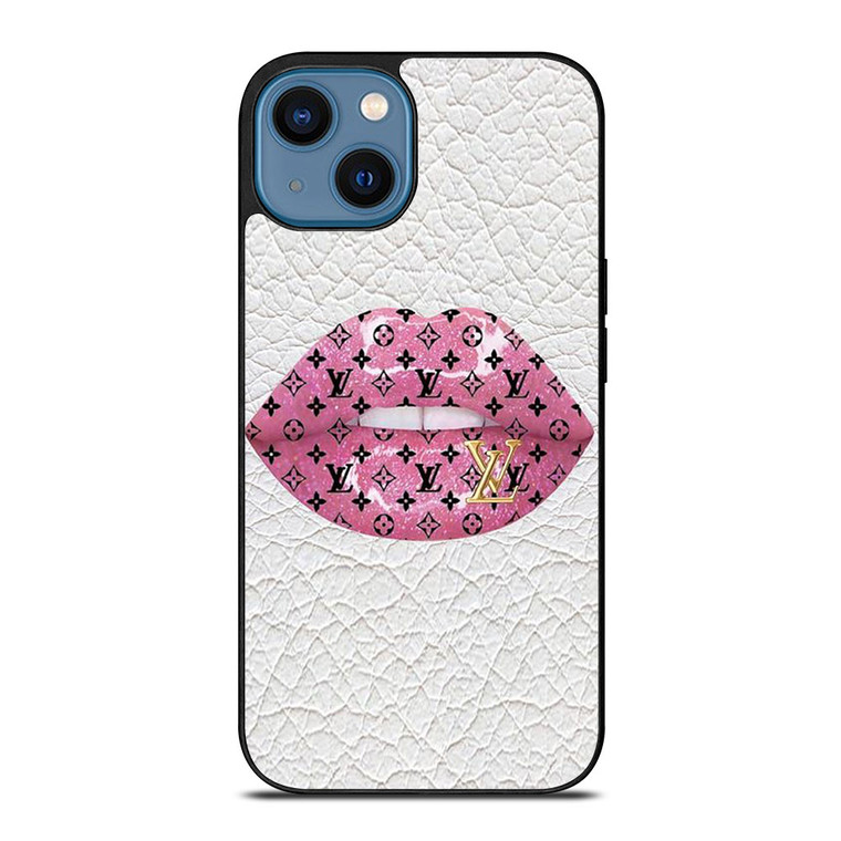 LOUIS VUITTON LV LOGO LIPS ICON iPhone 14 Case Cover