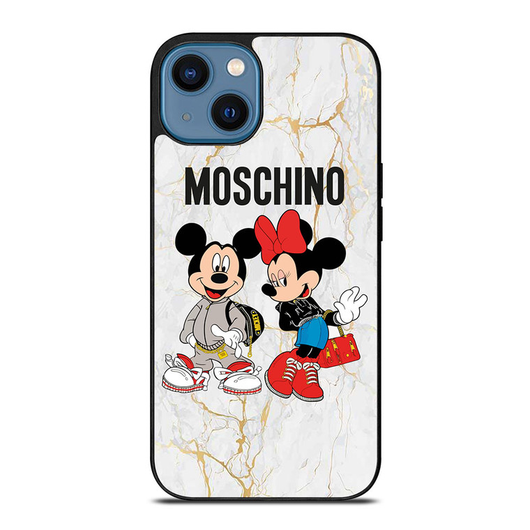 MOSCHINO MICKEY MINNIE MOUSE iPhone 14 Case Cover