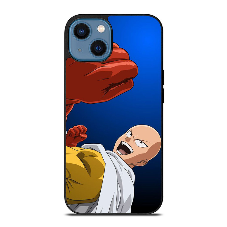 ONE PUNCH MAN SAITAMA FIGHT iPhone 14 Case Cover