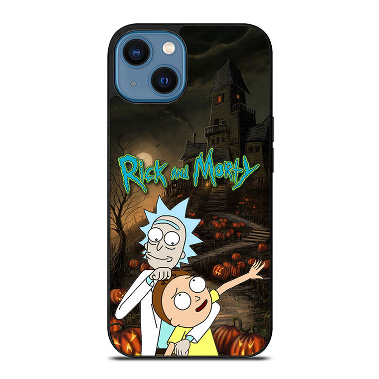 RICK AND MORTY HAPPY HALLOWEEN iPhone 14 Case Cover