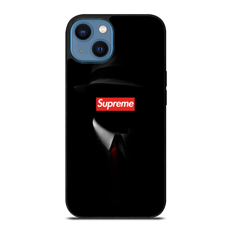 SUPREME BLACK TUXEDO iPhone 14 Case Cover