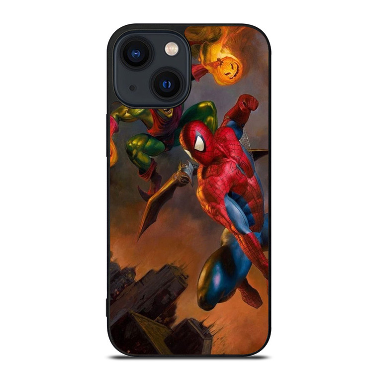 MARVEL SPIDERMAN GREEN GOBLIN  iPhone 14 Plus Case Cover
