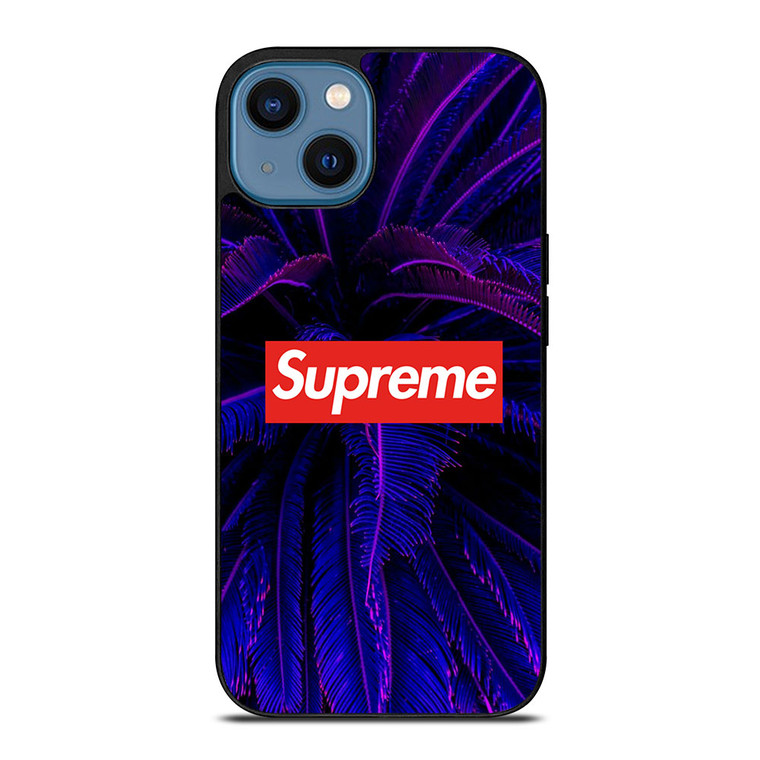 SUPREME GLOWING PALM TREE iPhone 14 Case Cover