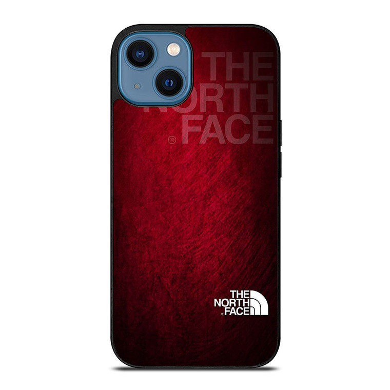 THE NORTH FACE LOGO RED GRUNGE iPhone 14 Case Cover