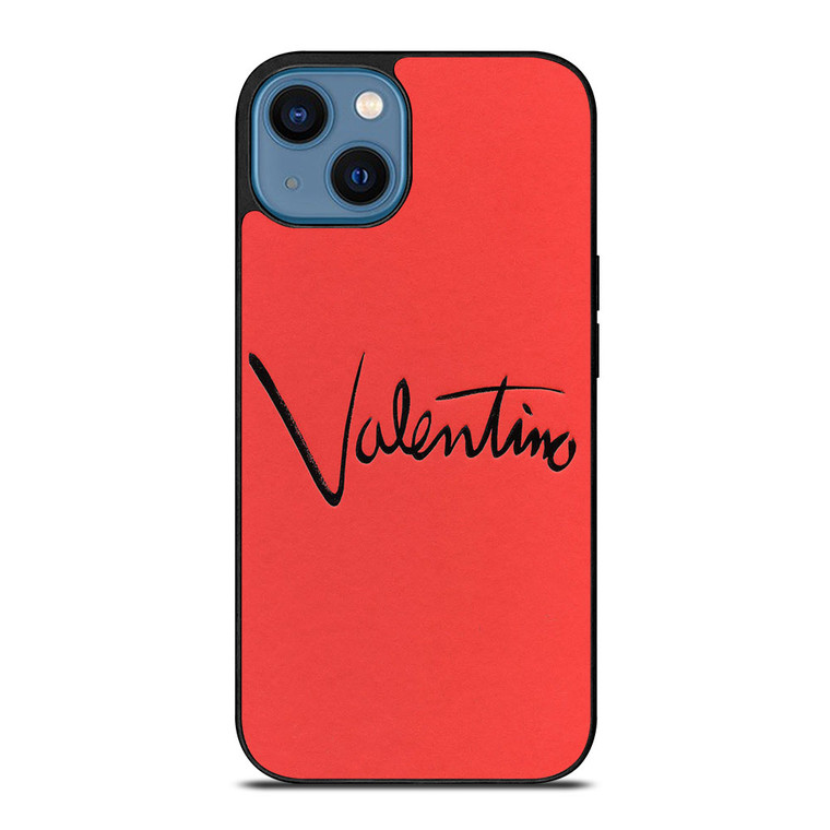 VALENTINO LOGO RED iPhone 14 Case Cover
