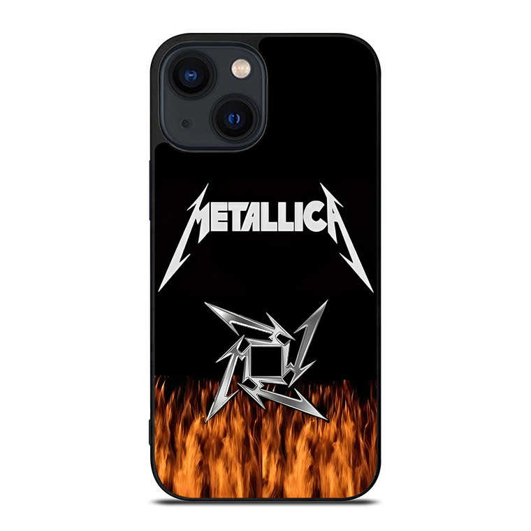 METALLICA METAL BAND FIRE  iPhone 14 Plus Case Cover METALLICA METAL BAND FIRE  iPhone 14 Plus Case Cover