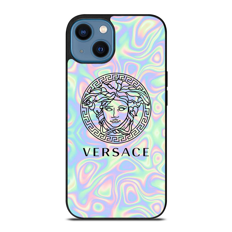 VERSACE EMBLEM LIQUID iPhone 14 Case Cover