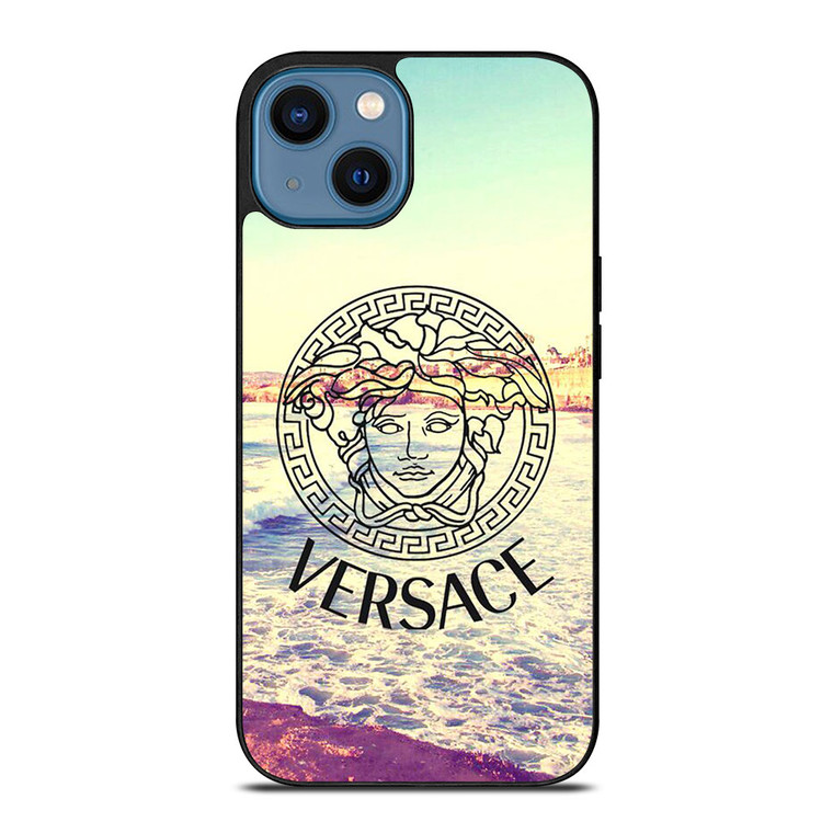 VERSACE LOGO THE BEACH iPhone 14 Case Cover