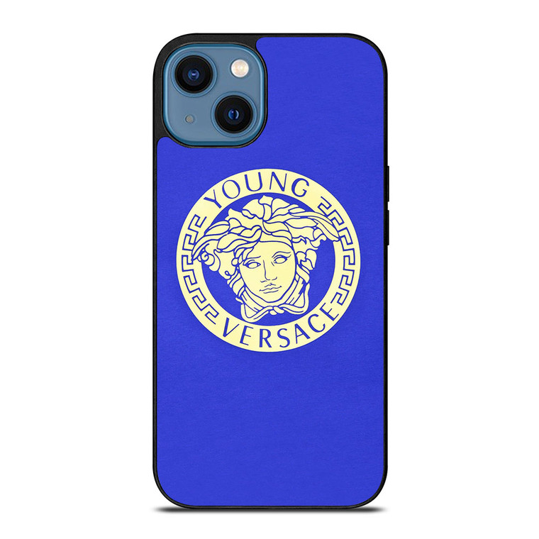 YOUNG VERSACE LOGO iPhone 14 Case Cover