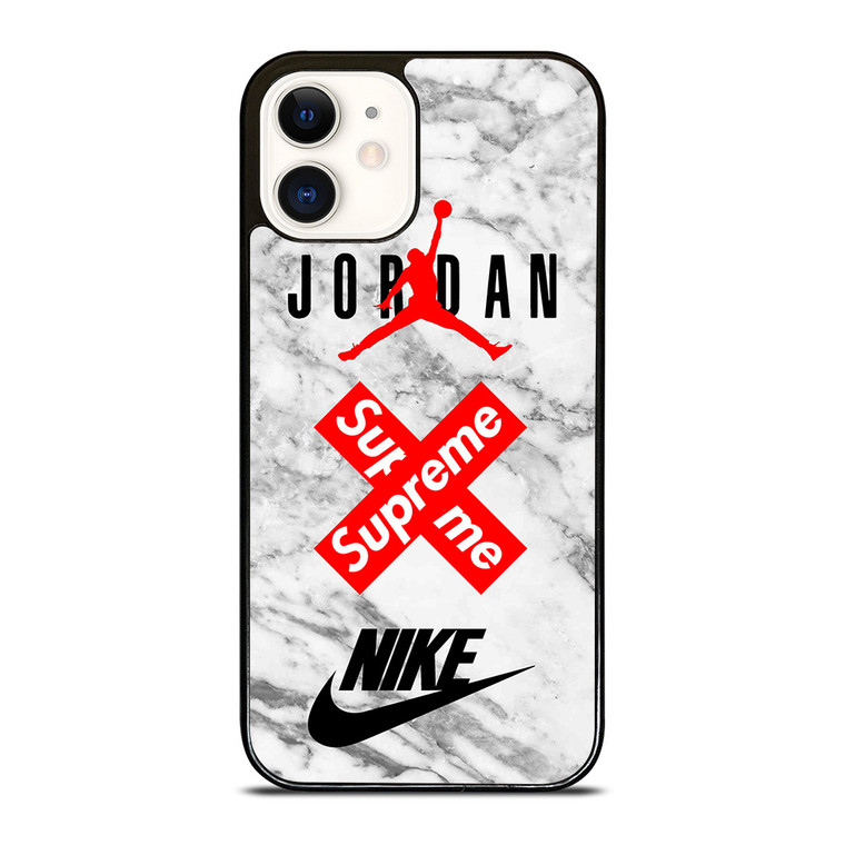 AIR JORDAN MARBLE SUPREME NIKE iPhone 12 Case Cover