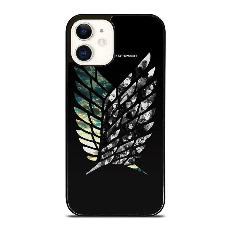 ATTACK ON TITAN SYMBOL CHARACTER iPhone 12 Case Cover