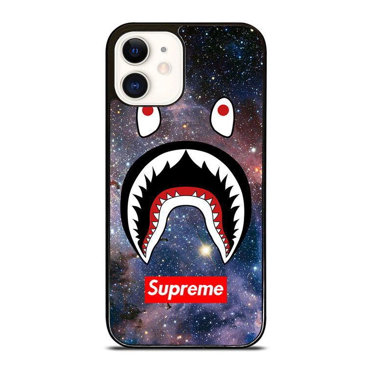 BAPE CAMO SHARK SUPREME NEBULA iPhone 12 Case Cover