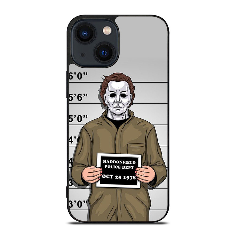 MICHAEL MYERS HALLOWEEN MUGSHOT  iPhone 14 Plus Case Cover MICHAEL MYERS HALLOWEEN MUGSHOT  iPhone 14 Plus Case Cover