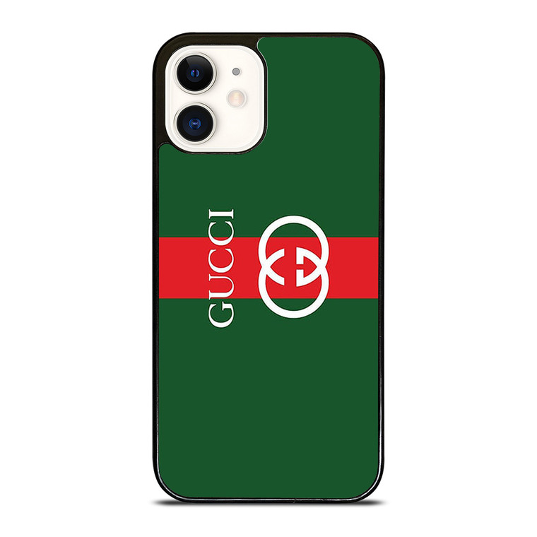 GUCCI GREEN ICON LOGO EMBLEM iPhone 12 Case Cover