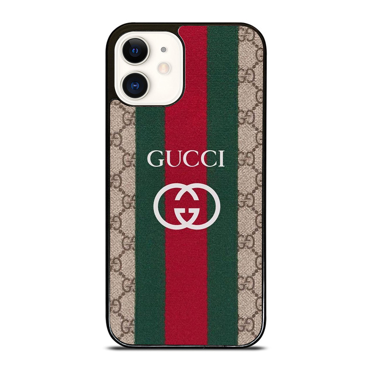 GUCCI ICON GUCCI LOGO PATTERN iPhone 12 Case Cover