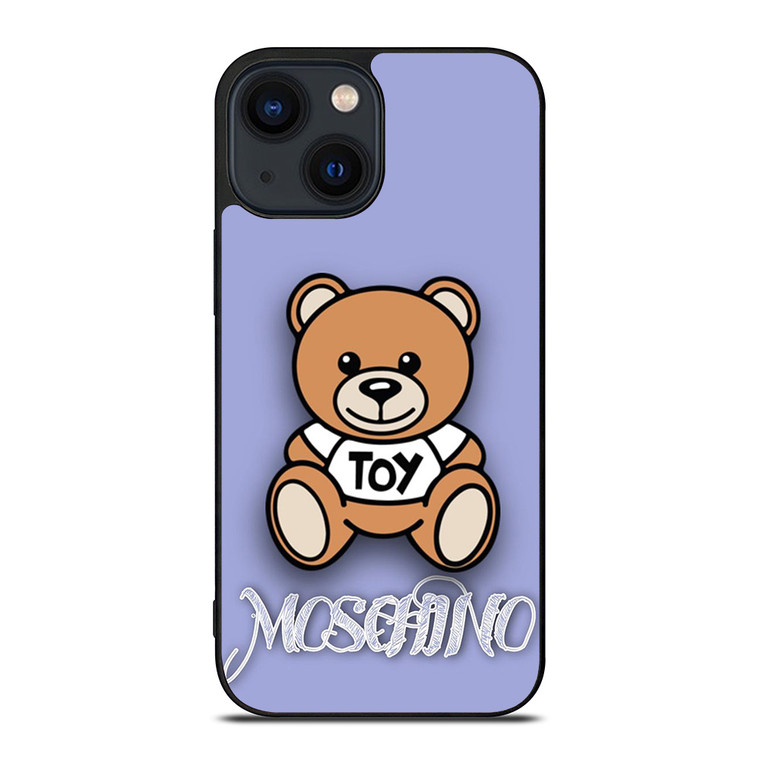 MOSCHINO TOY PURPLE  iPhone 14 Plus Case Cover MOSCHINO TOY PURPLE  iPhone 14 Plus Case Cover