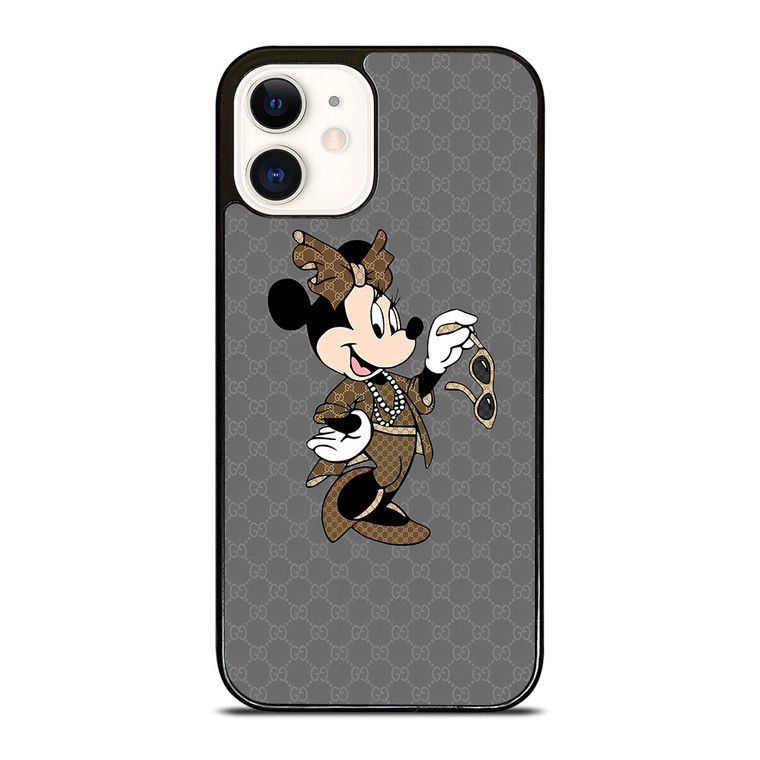 GUCCI MINNIE MOUSE STYLE iPhone 12 Case Cover