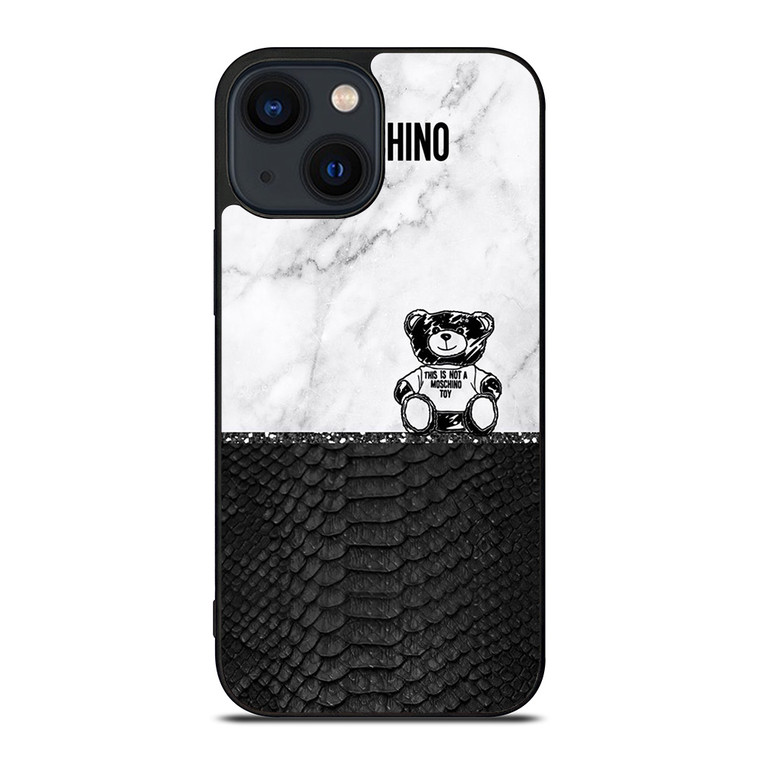 MOSCHINO TOY SNAKE SKIN  iPhone 14 Plus Case Cover MOSCHINO TOY SNAKE SKIN  iPhone 14 Plus Case Cover
