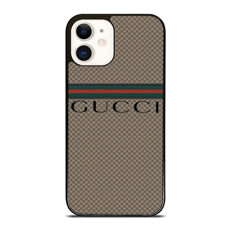 GUCCI PATTERN STRIPE iPhone 12 Case Cover