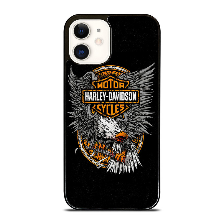 HARLEY DAVIDSON EAGLE LOGO iPhone 12 Case Cover