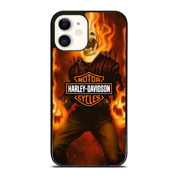HARLEY DAVIDSON GHOST RIDER iPhone 12 Case Cover