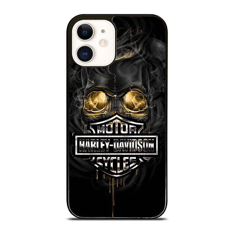 HARLEY DAVIDSON HOT SKULL iPhone 12 Case Cover